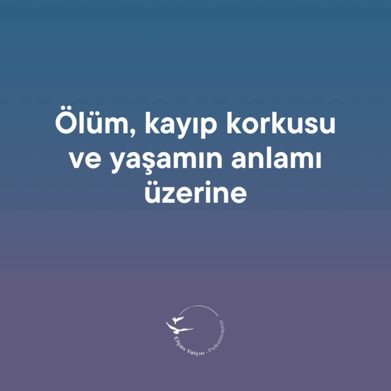ölüm korkusu